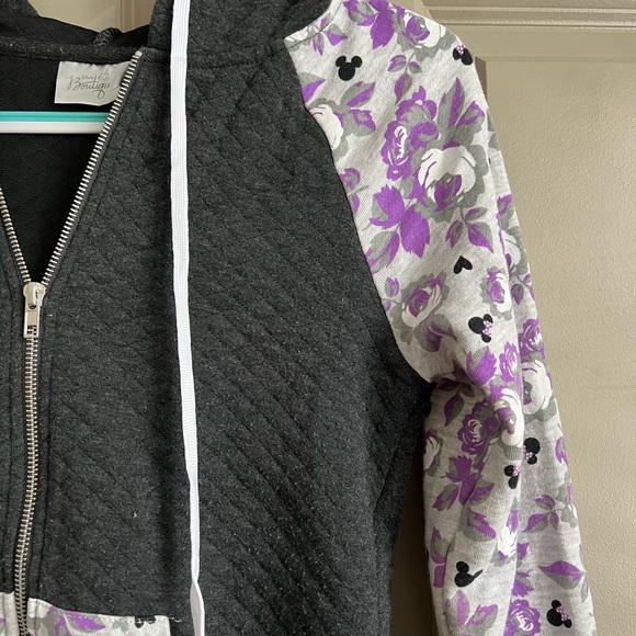 Disney Boutique Sz Small Two Tone Zip Up Hoodie - Picture 4 of 6